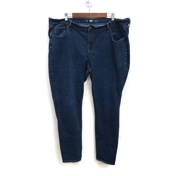 Old Navy Womens Dark Wash Skinny Denim 